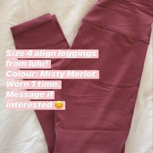 Lululemon align leggings